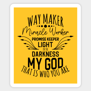 way maker Magnet